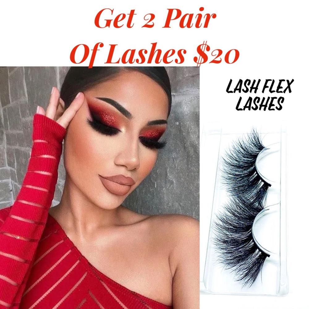 2 Pair of Lash Flex 25mm Mink Lashes